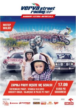 Plakat: Verva 17 września, błonia PGE Narodowego